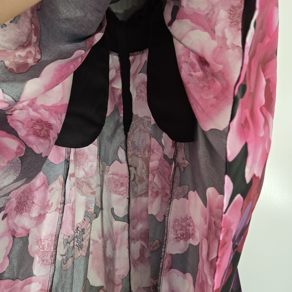 SPEECHLESS Pink Sleeveless Strapless Full-Length Prom Hi-Lo Dress Juniors 7 - Picture 5 of 17